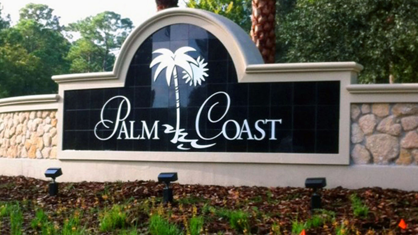 Palm Coast Florida Sign 