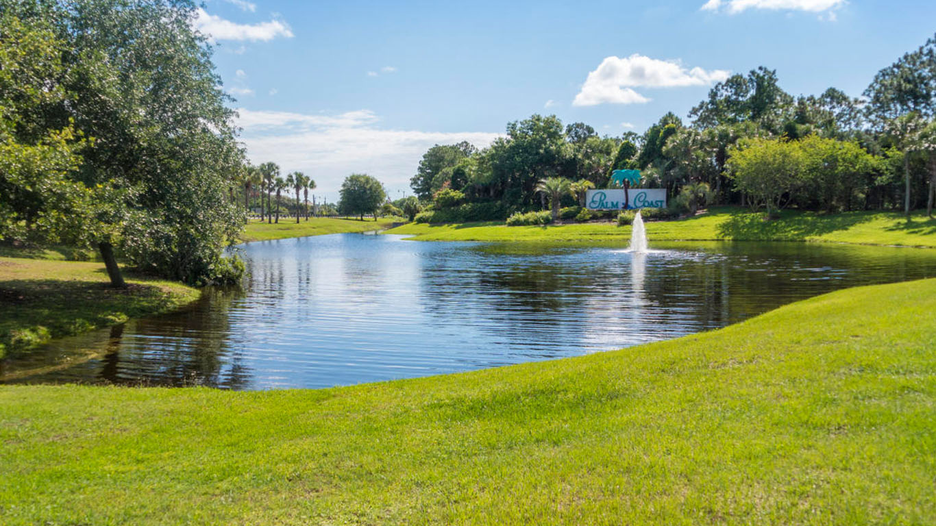 Palm Coast Florida Welcome Sign 